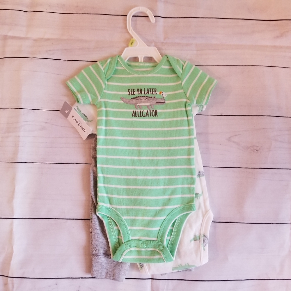Carter's 3 month onsie set